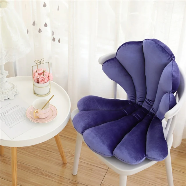 Velvet Shell Seat Cushion - Image 9