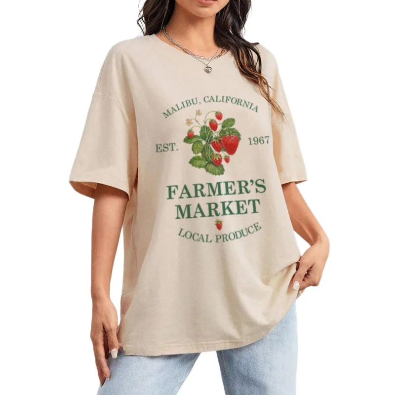 Vintage Strawberry T-Shirt - Image 2