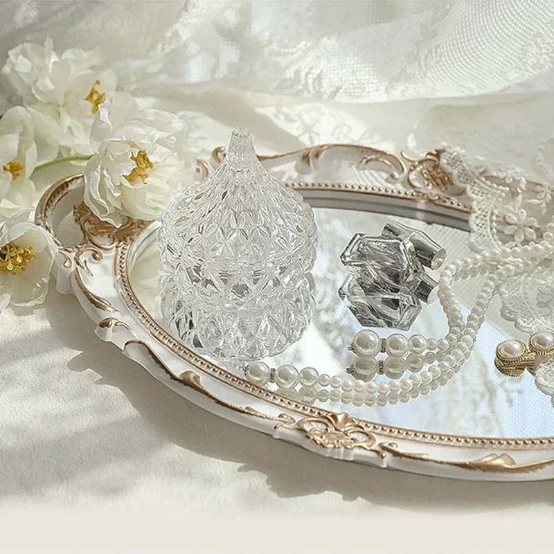 Vintage style mirror trays - Image 4
