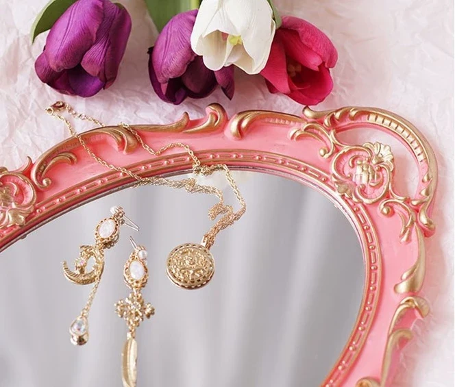 Vintage style mirror trays - Image 5