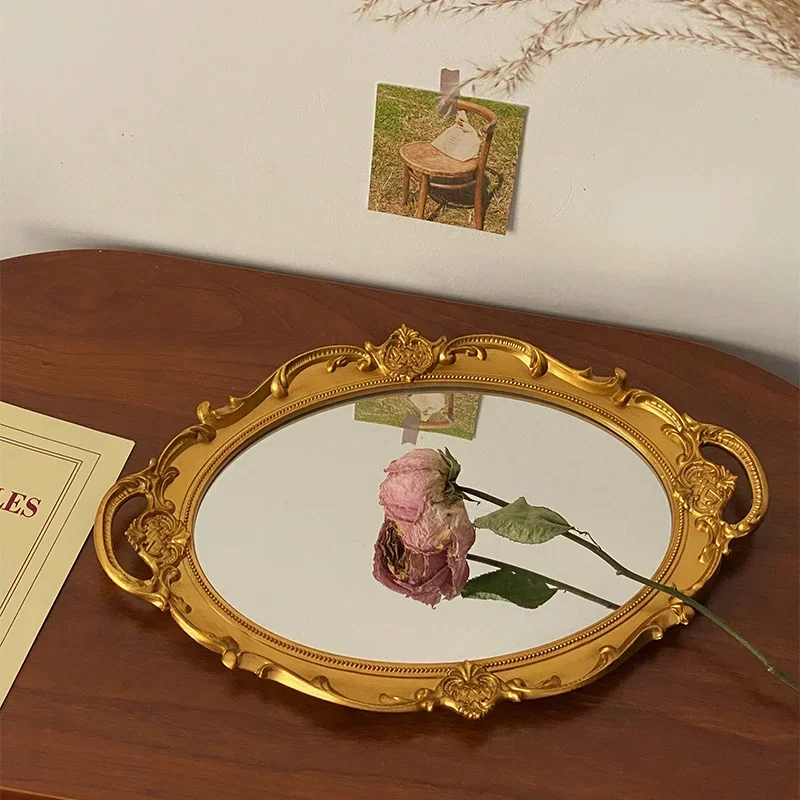 Vintage style mirror trays - Image 6