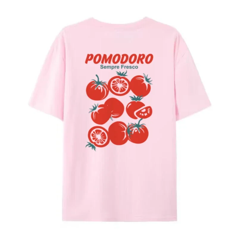 Vintage Tomato Graphic T-shirt - Image 3