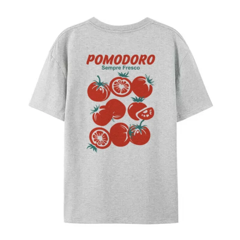 Vintage Tomato Graphic T-shirt - Image 4