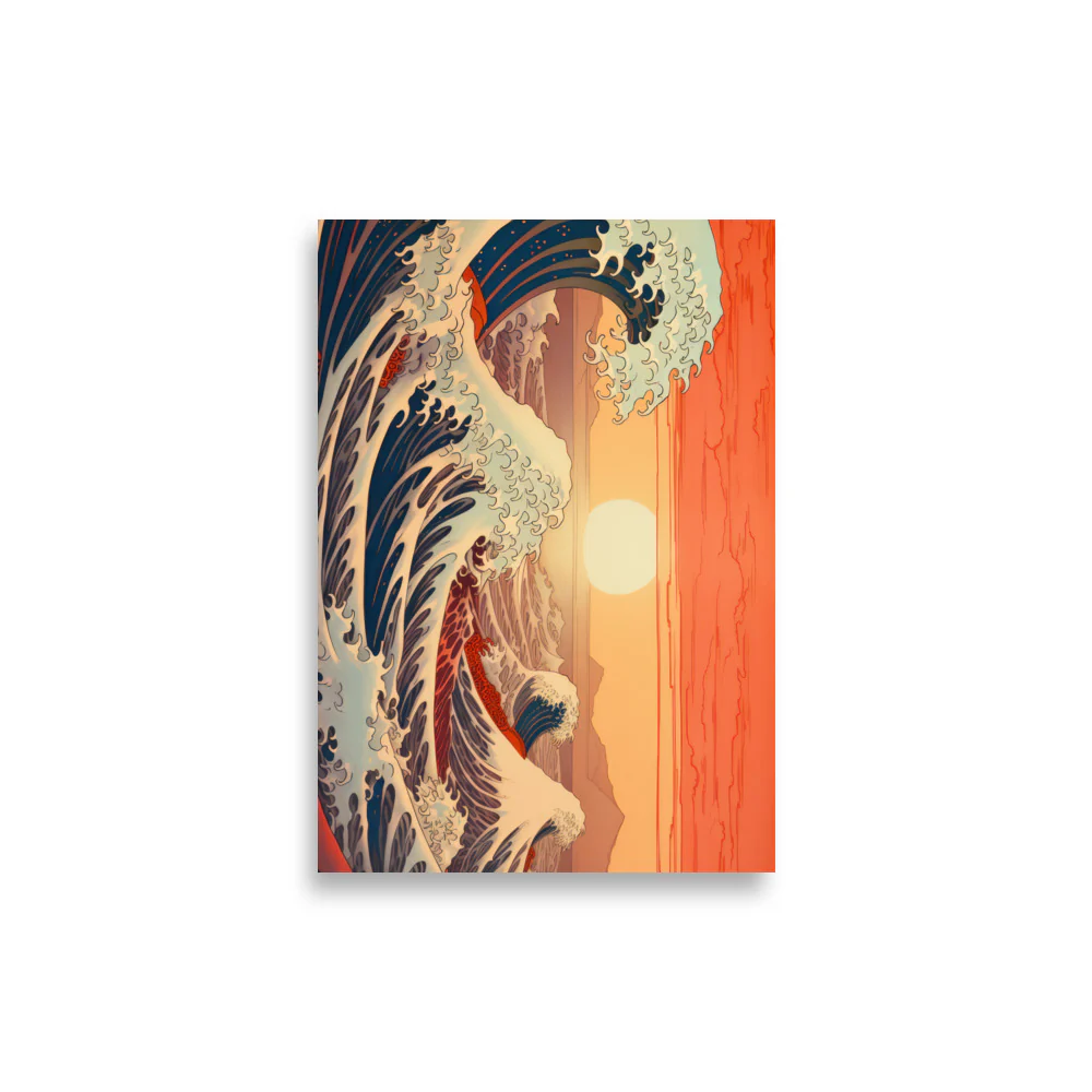 Waves with Sunset - Image 2