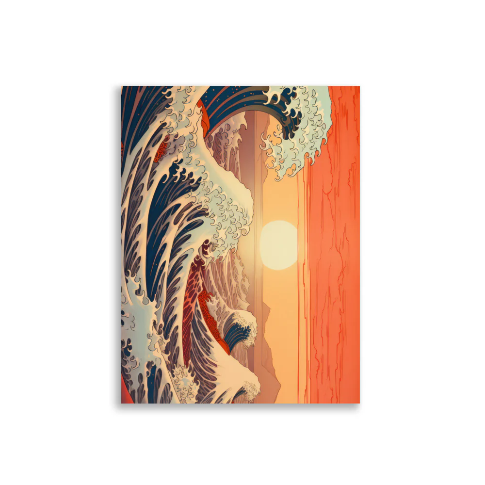 Waves with Sunset - Image 3