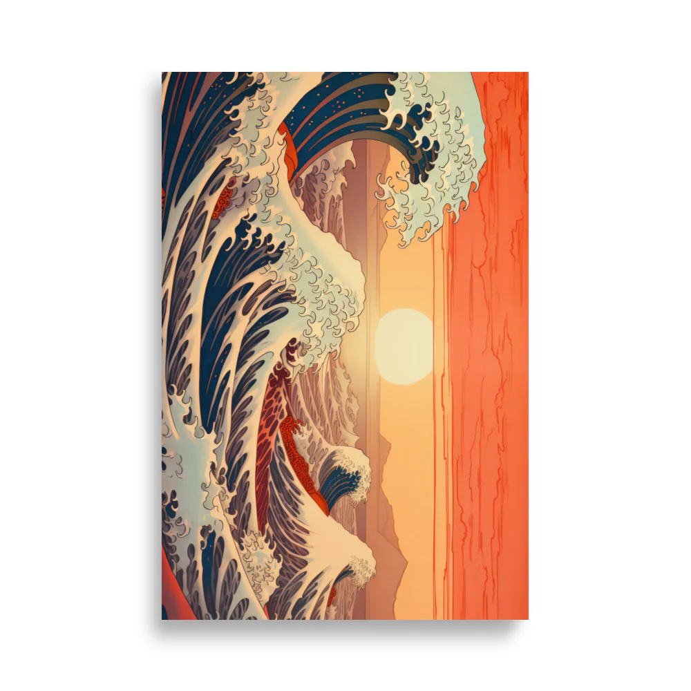 Waves with Sunset - Image 5