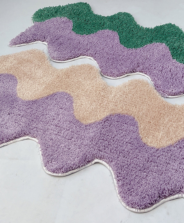 Wavy 2-toned Narrow Rug - Image 3