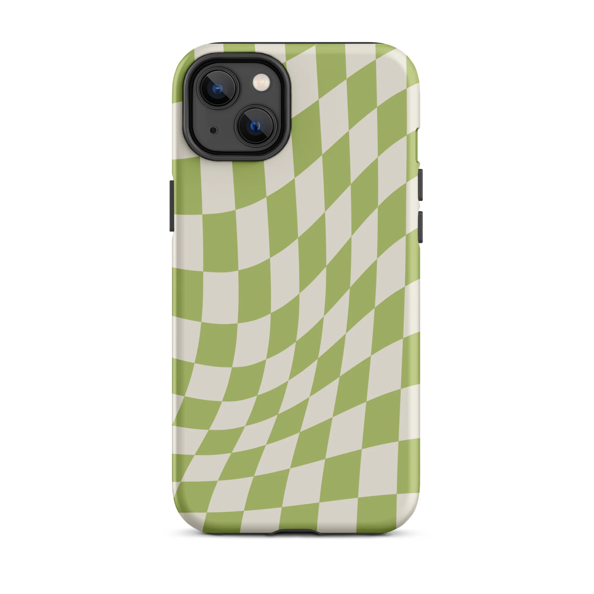 Wavy Checker iPhone® Case - Green - Image 13