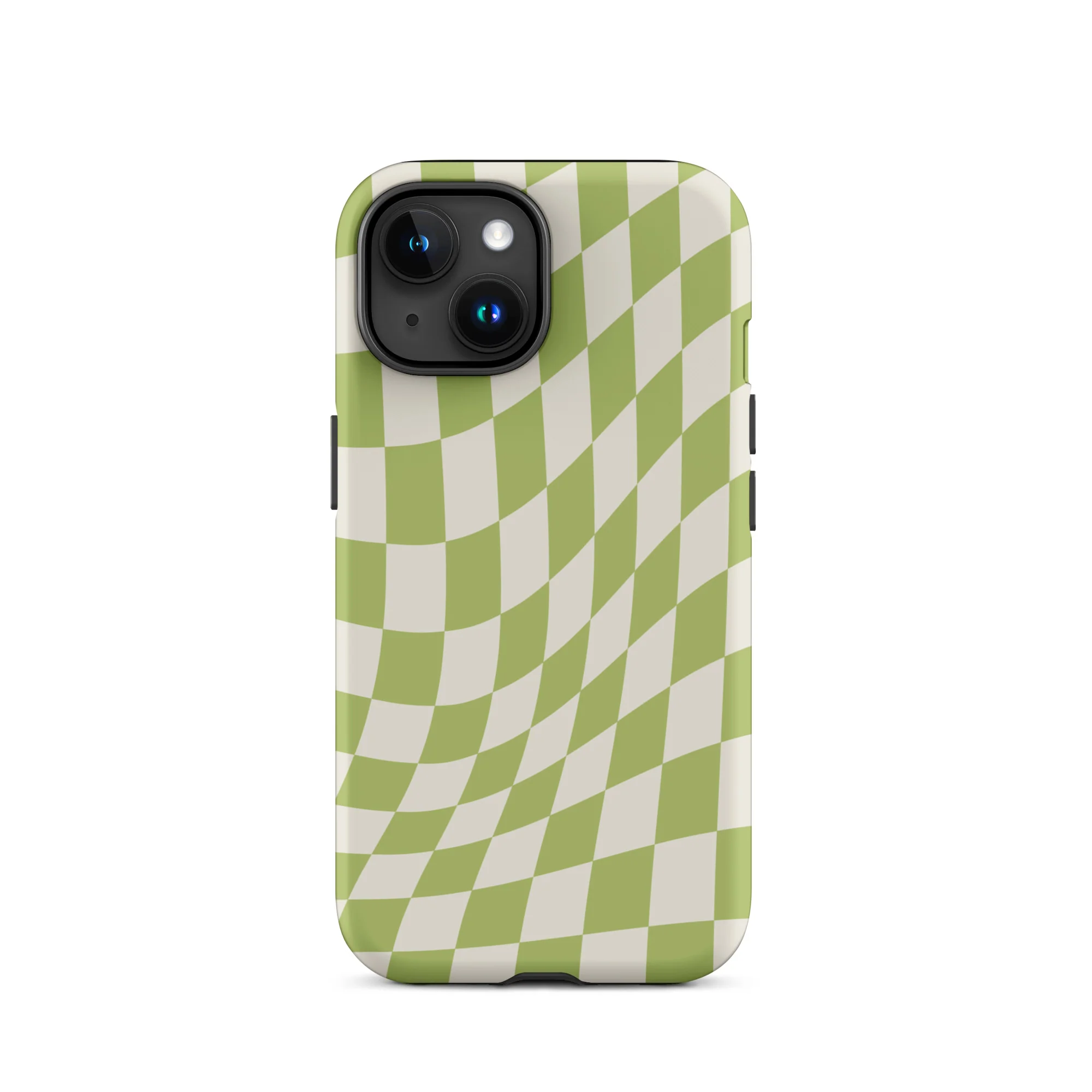 Wavy Checker iPhone® Case - Green - Image 16