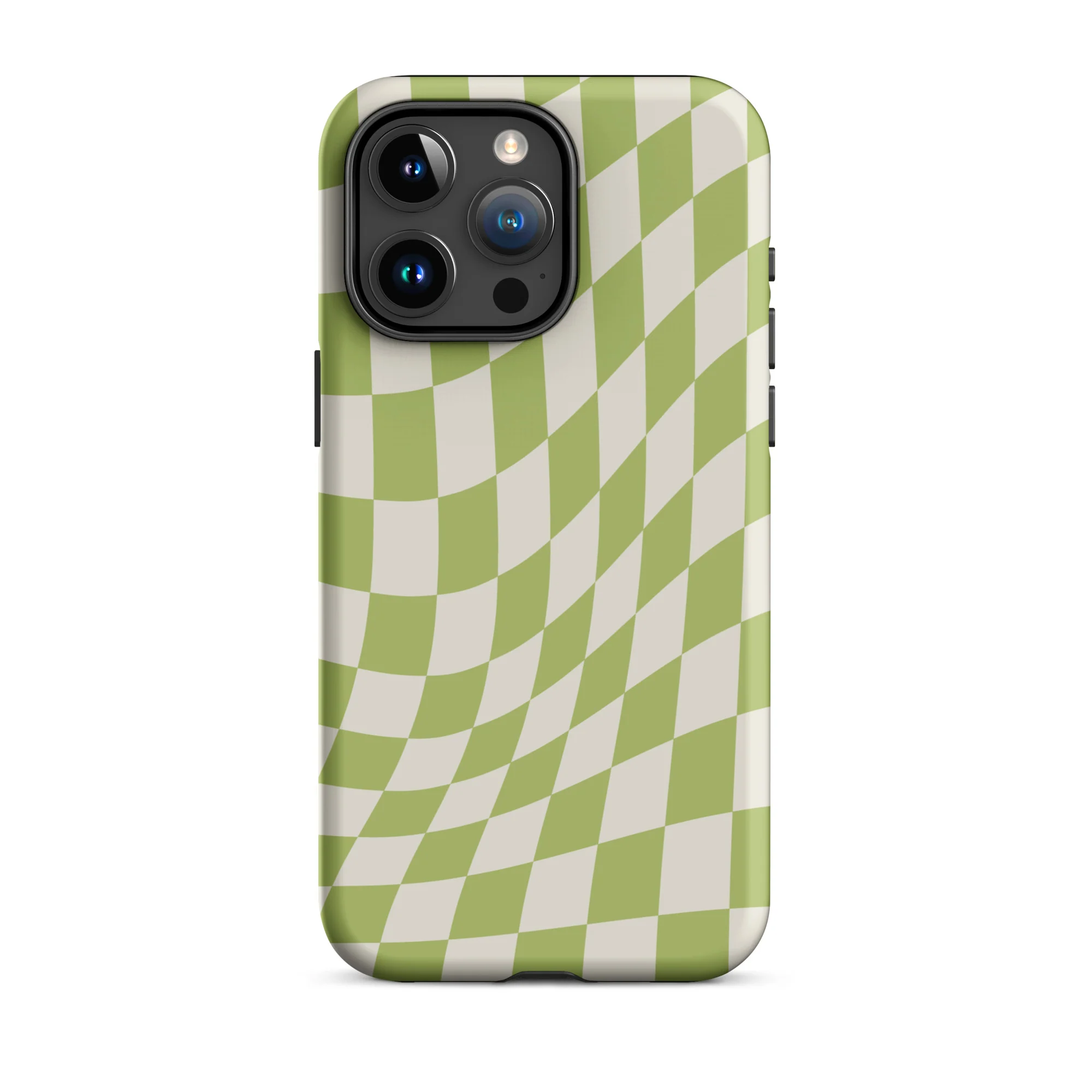 Wavy Checker iPhone® Case - Green - Image 19