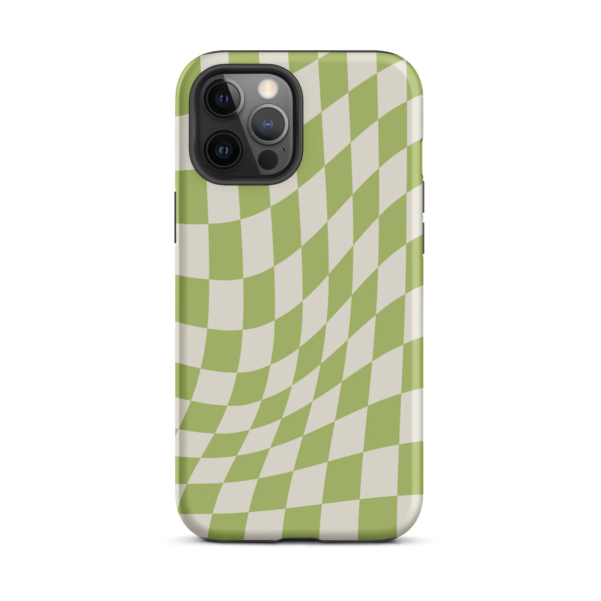 Wavy Checker iPhone® Case - Green - Image 7