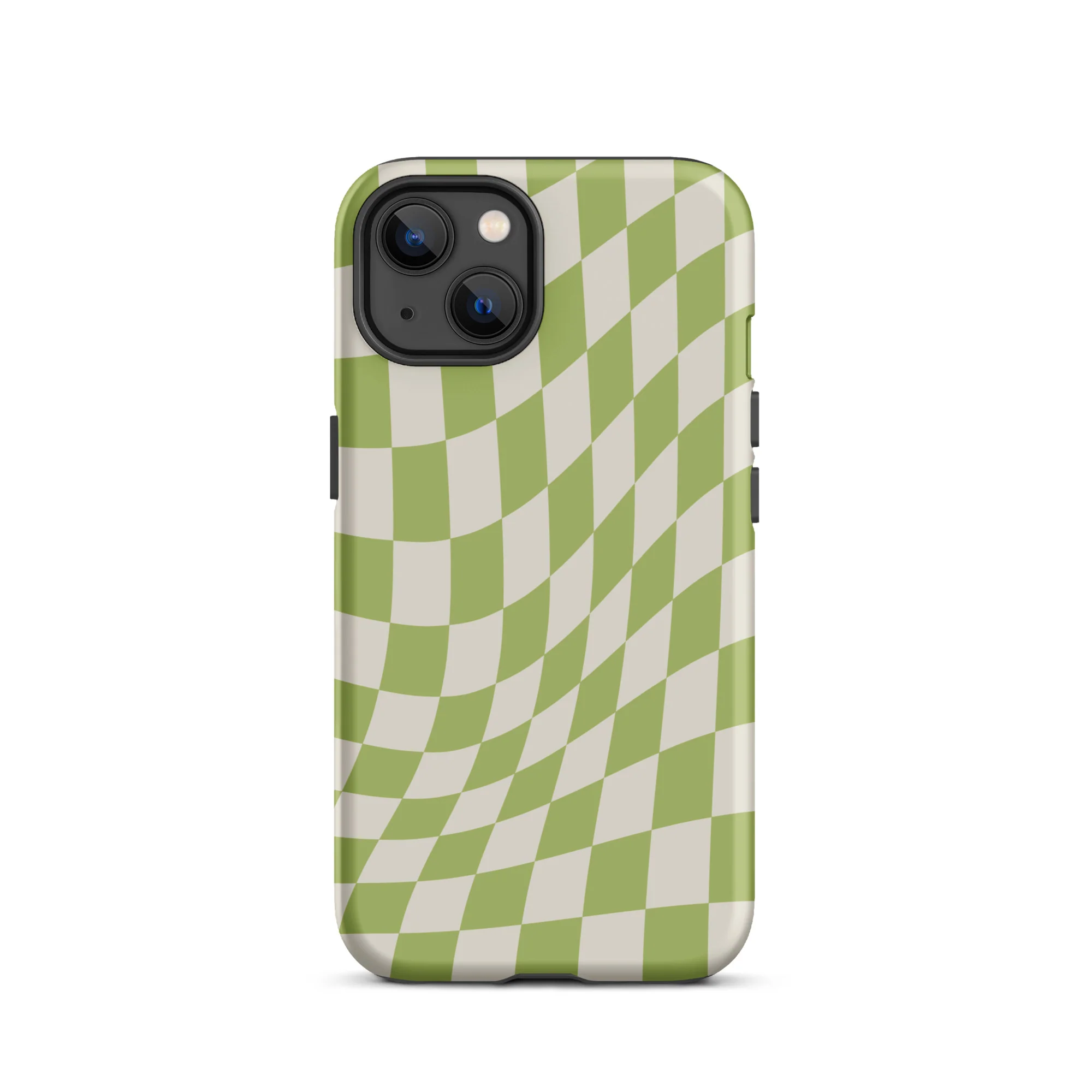Wavy Checker iPhone® Case - Green - Image 9