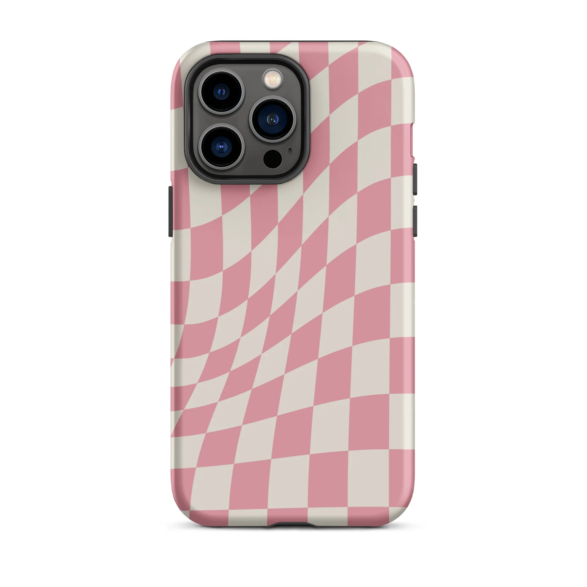 Wavy Checker iPhone® Case - Pink - Image 15