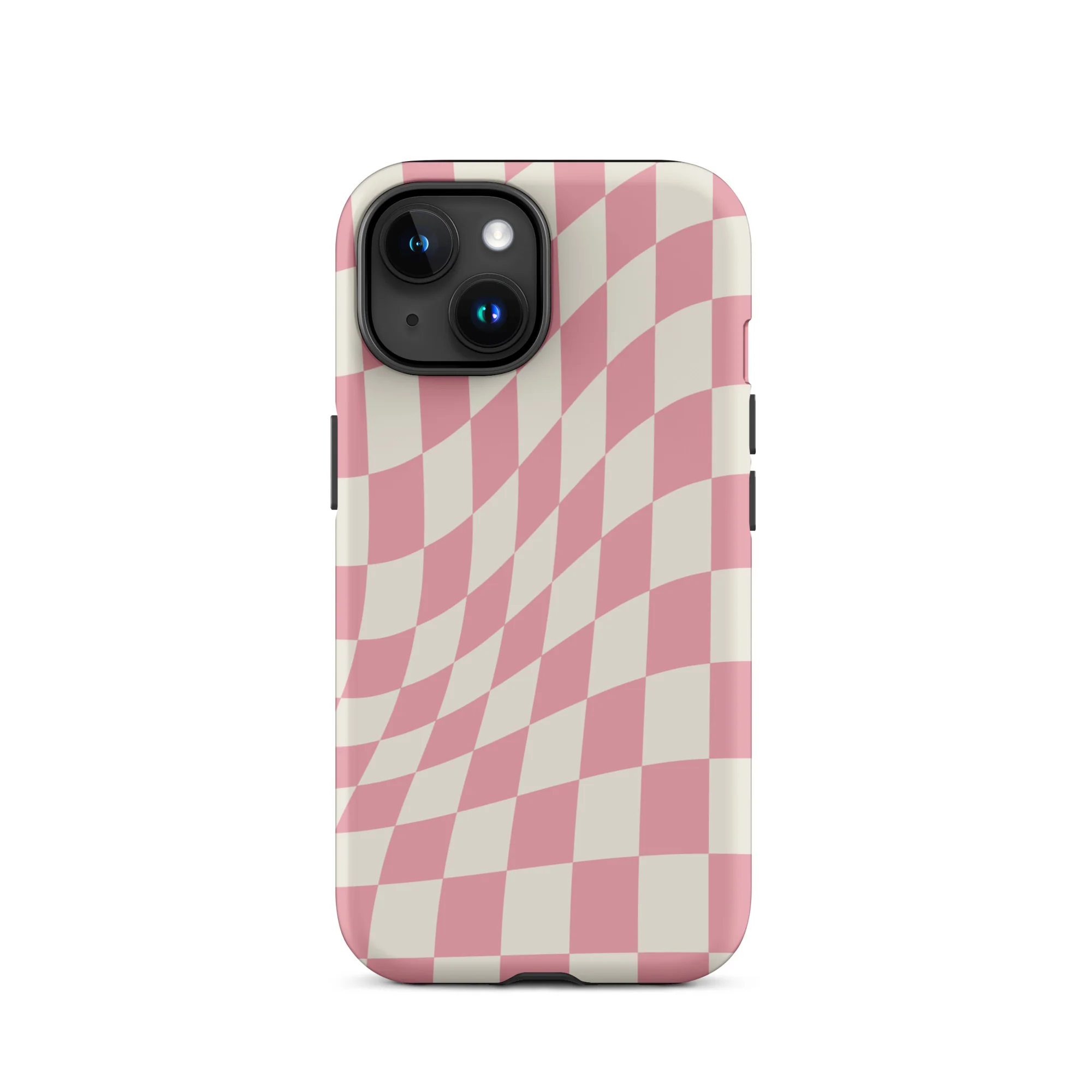Wavy Checker iPhone® Case - Pink - Image 16