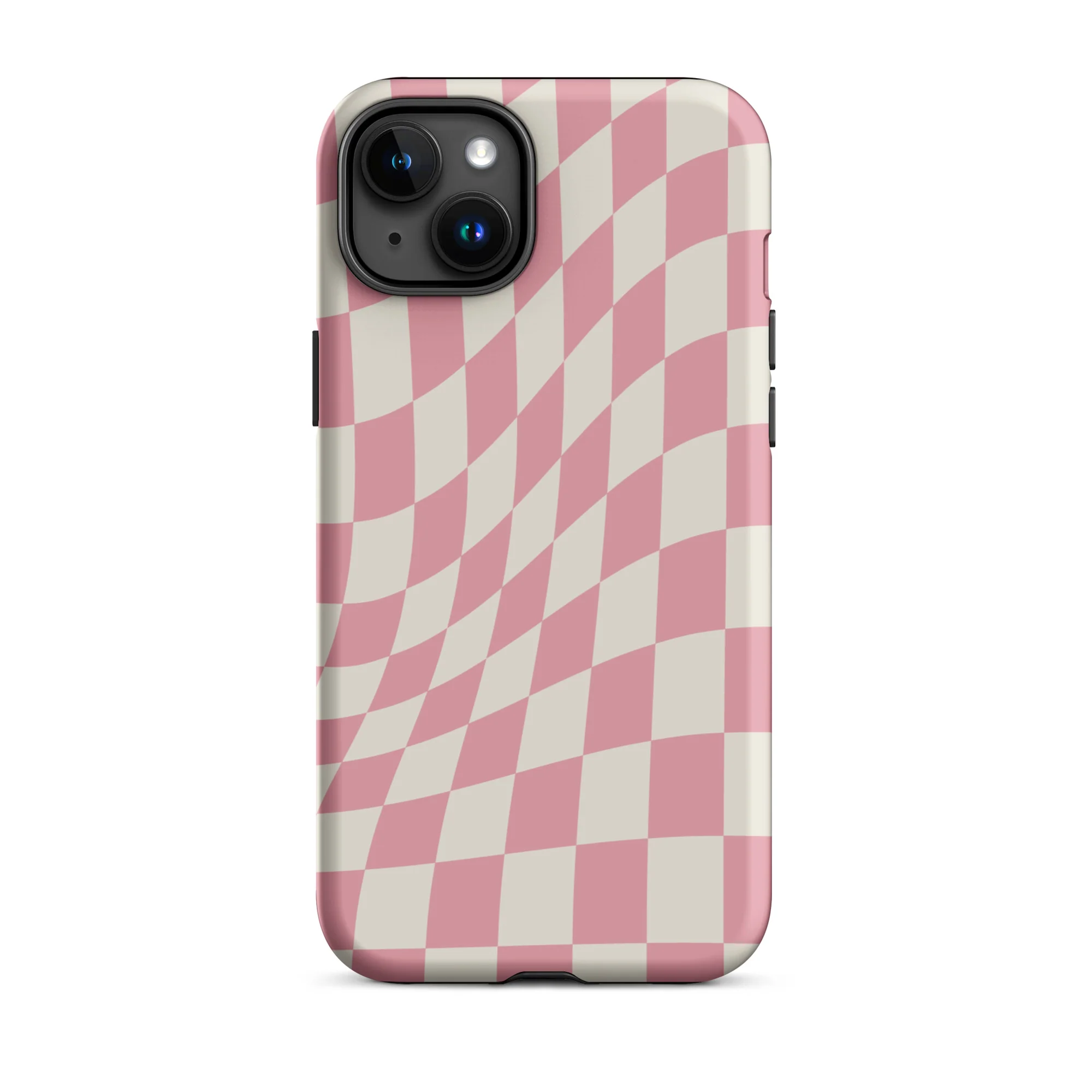 Wavy Checker iPhone® Case - Pink - Image 17