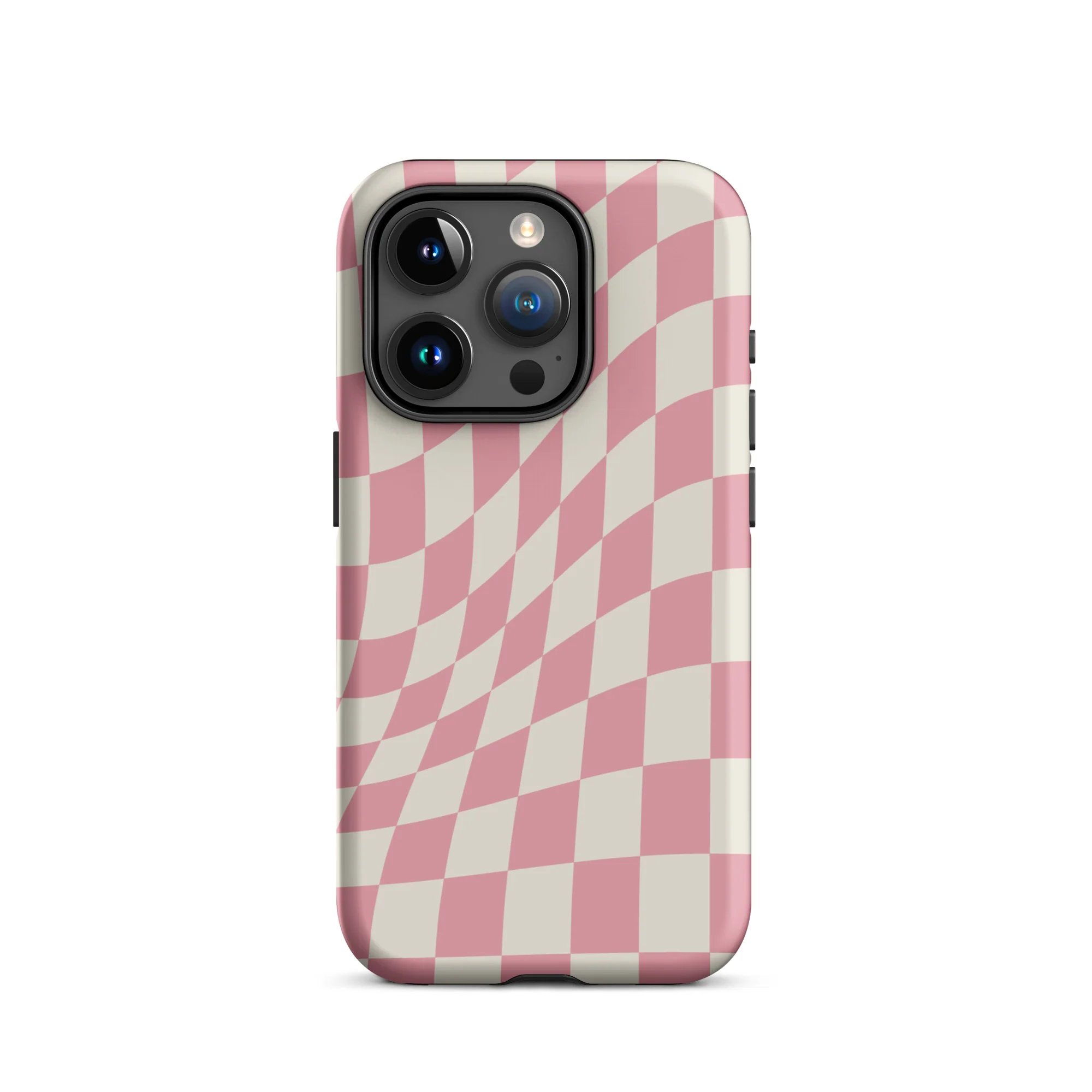 Wavy Checker iPhone® Case - Pink - Image 18