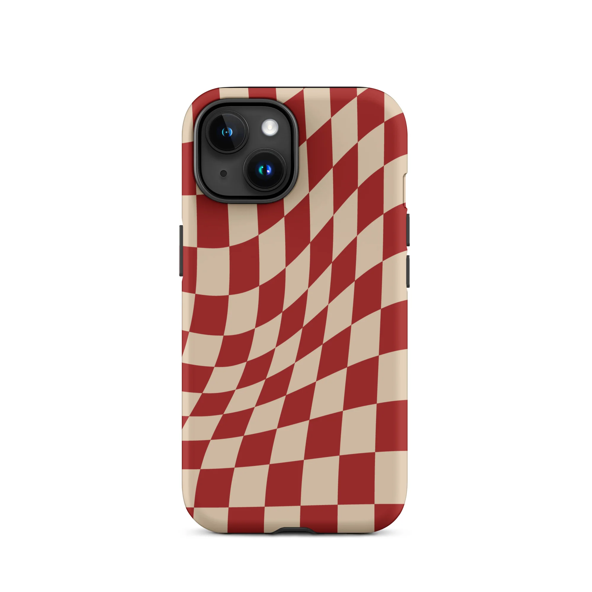Wavy Checker iPhone® Case - Red - Image 16