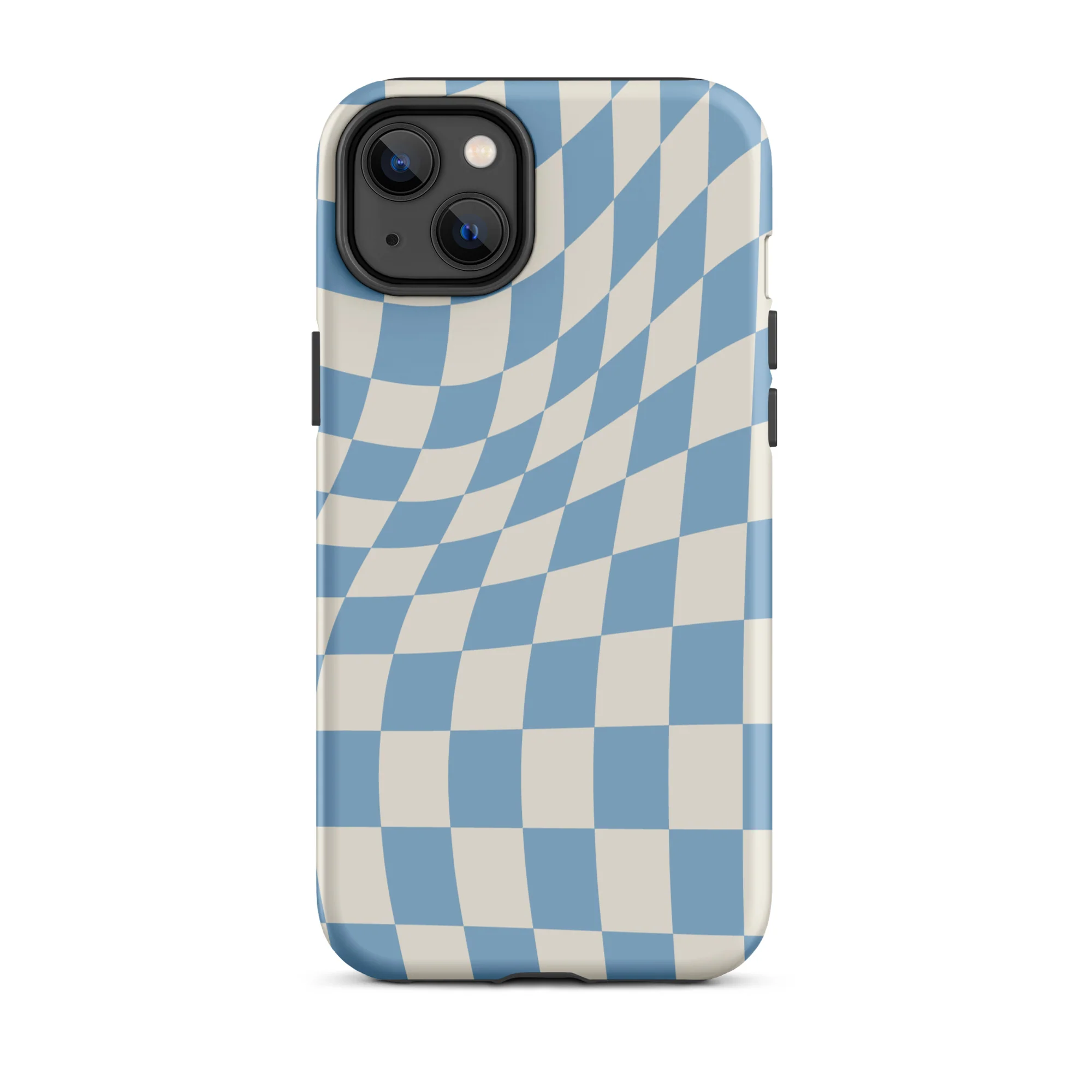 Wavy Checker iPhone® Case - Sky Blue - Image 13
