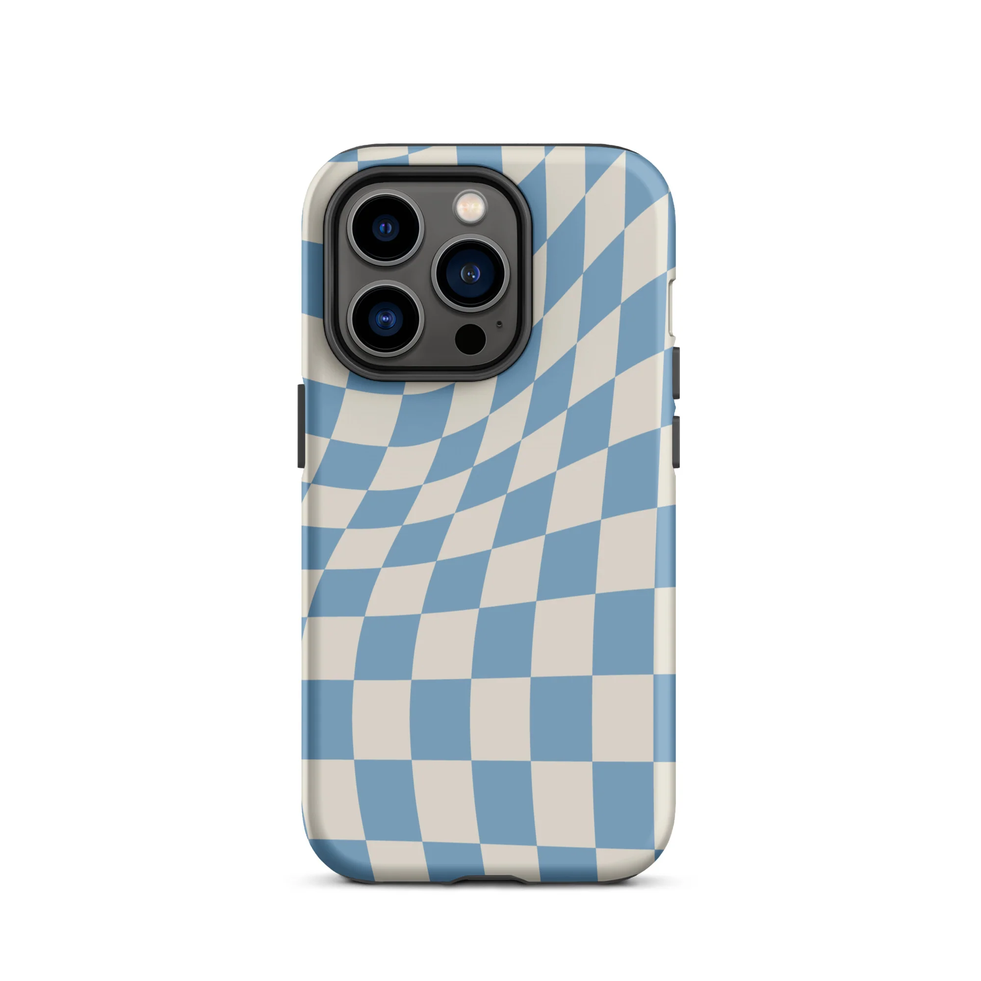 Wavy Checker iPhone® Case - Sky Blue - Image 14