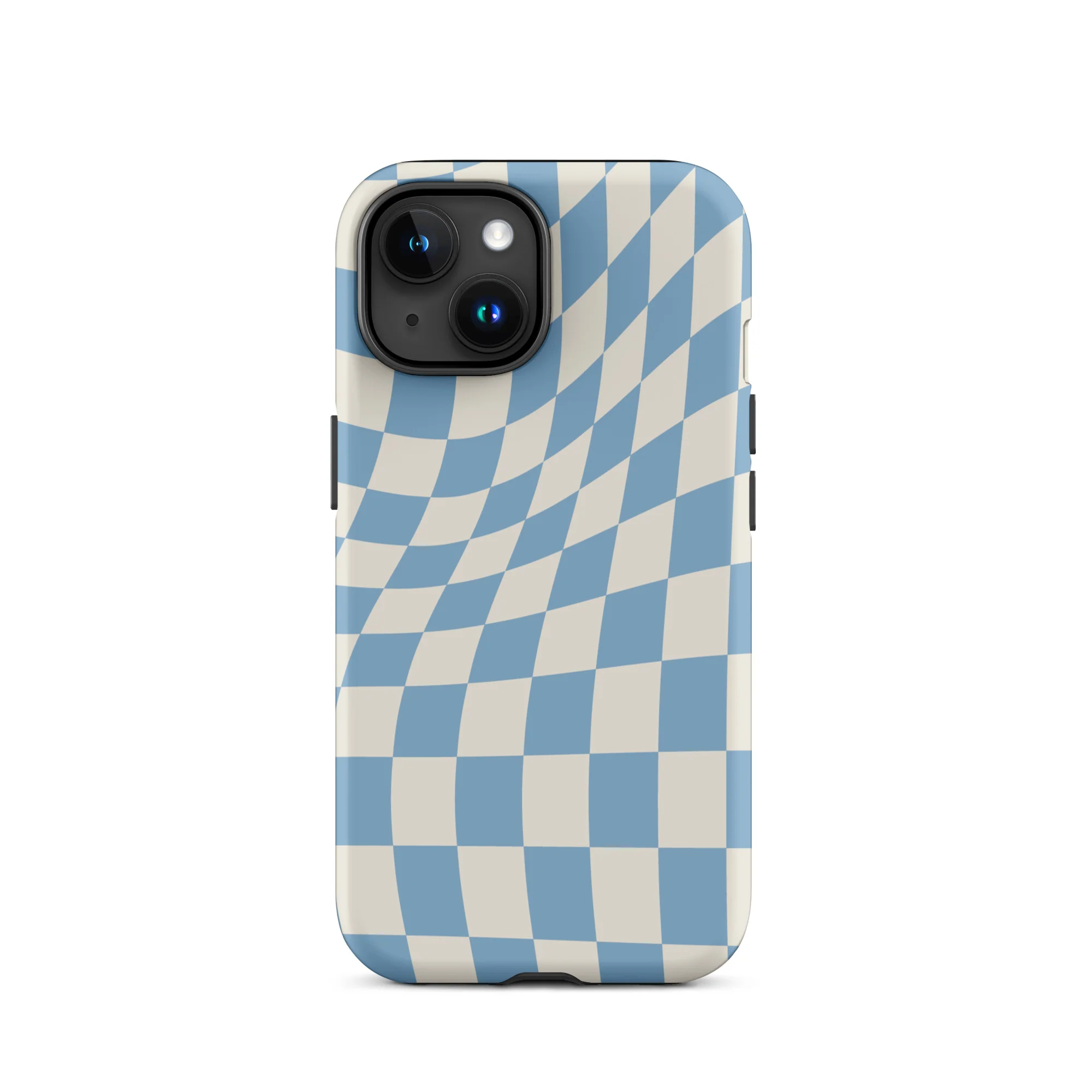 Wavy Checker iPhone® Case - Sky Blue - Image 16
