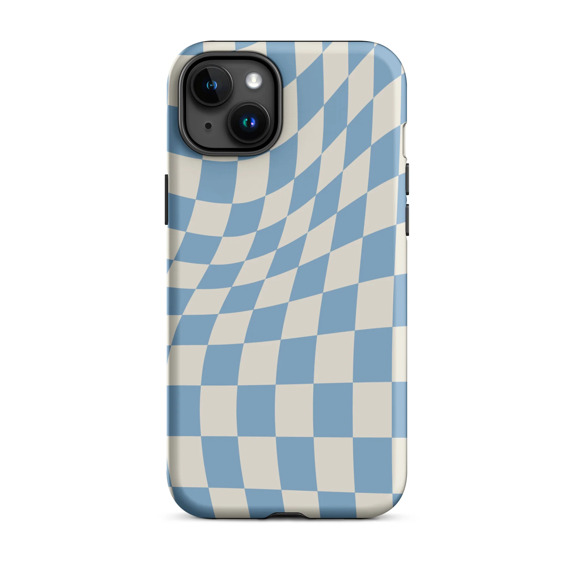 Wavy Checker iPhone® Case - Sky Blue - Image 17