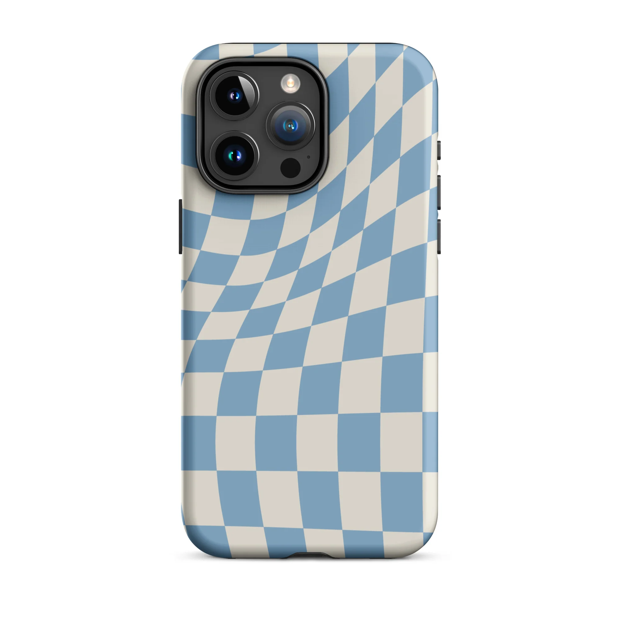 Wavy Checker iPhone® Case - Sky Blue - Image 19