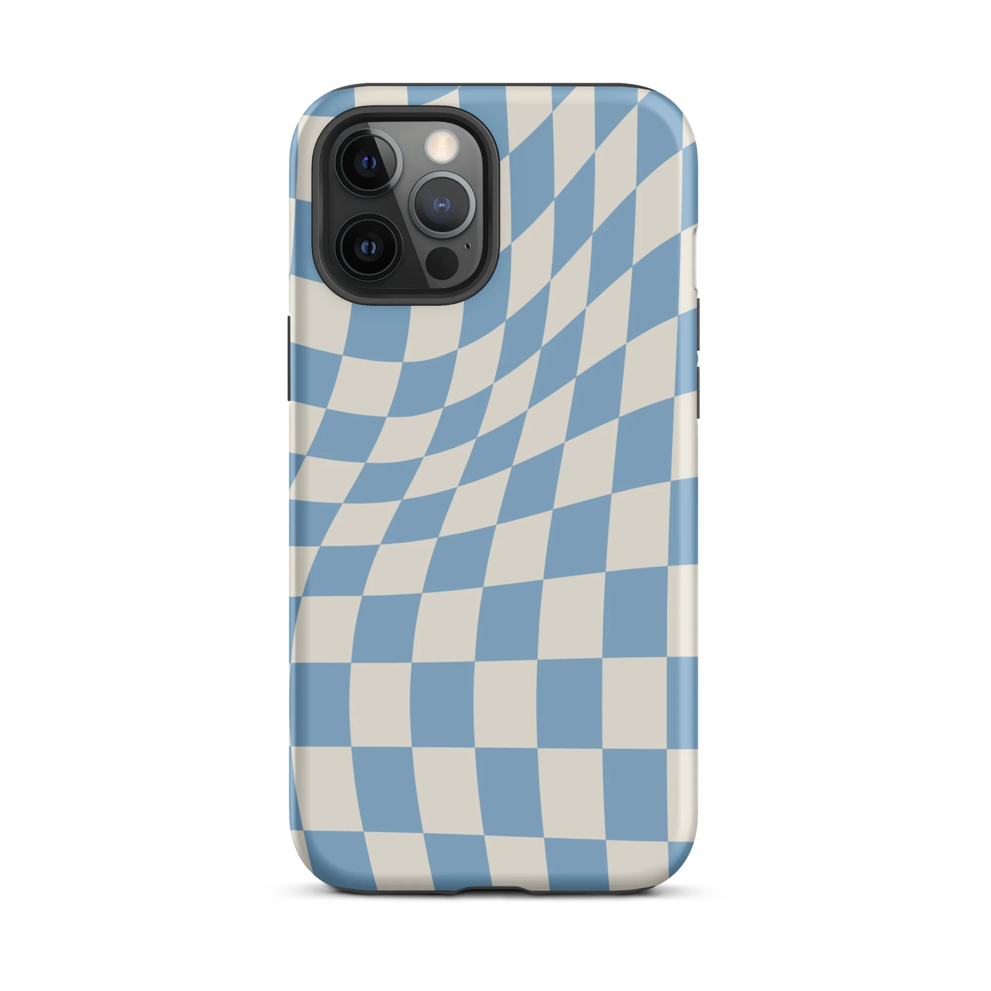 Wavy Checker iPhone® Case - Sky Blue - Image 7