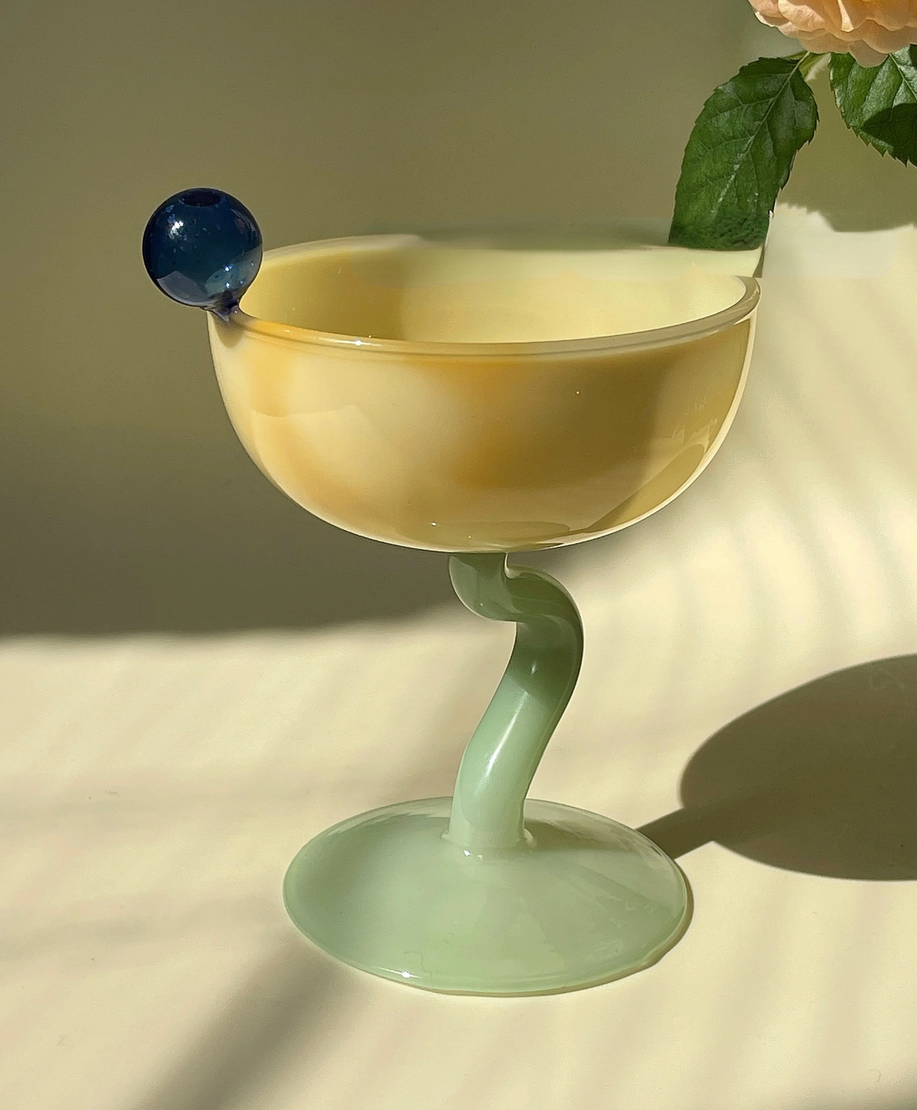 Wavy Wine Glass and Globe - Image 6