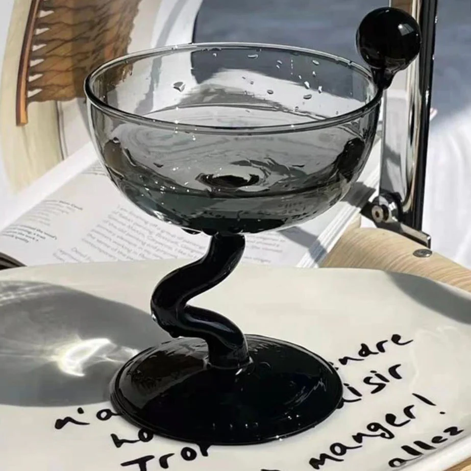 Wavy Wine Glass and Globe - Image 8