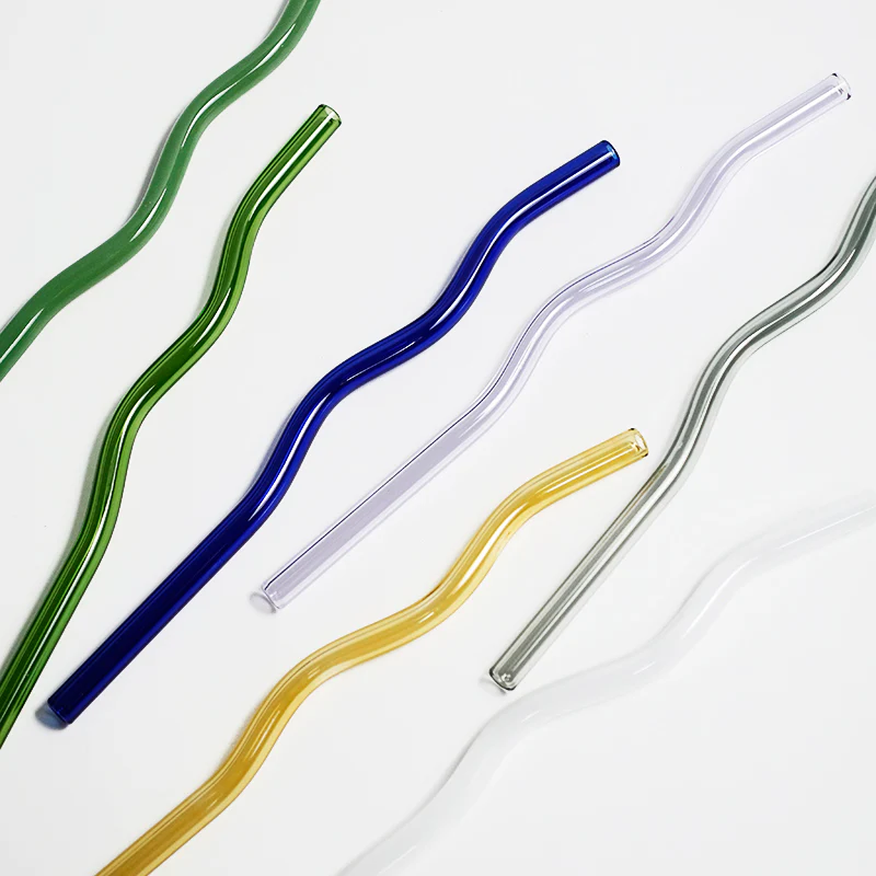 Wavy Glass Straw - Image 6