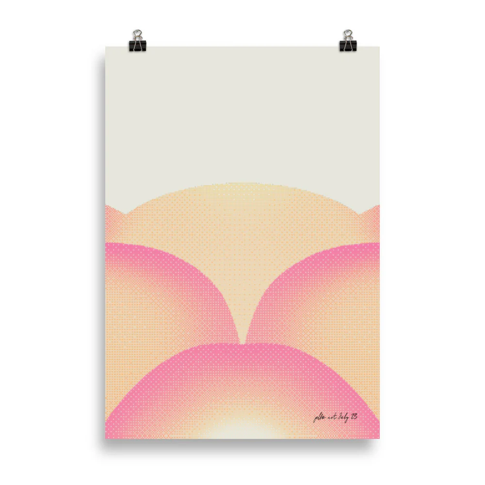 Wavy Gradient - Coral - Image 8