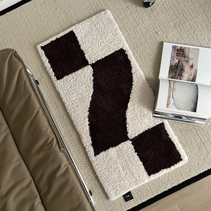 Wavy Grid Mini Rug - Image 3