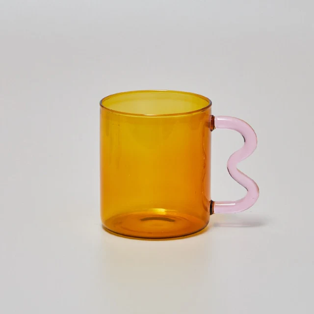 Wavy Handled Glass Mug - Image 20