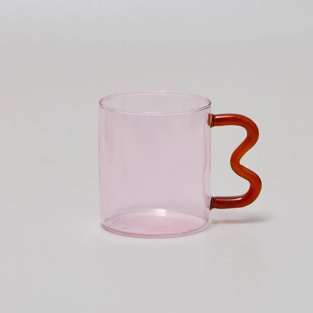 Wavy Handled Glass Mug - Image 22