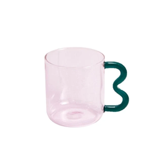 Wavy Handled Glass Mug - Image 26