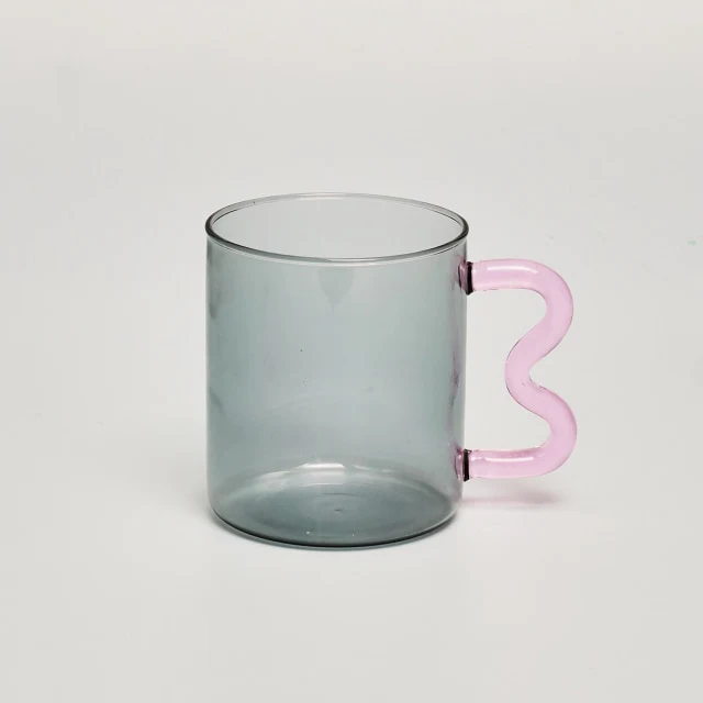 Wavy Handled Glass Mug - Image 27