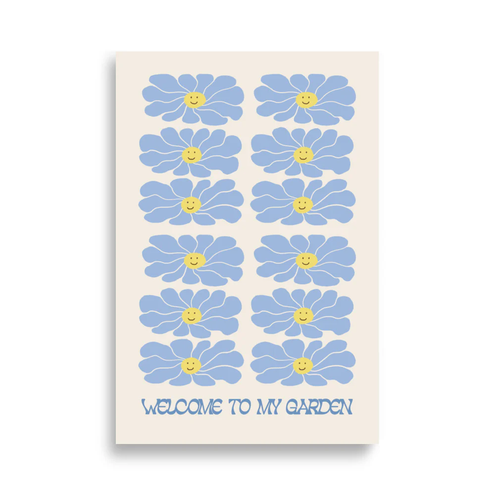 Welcome to my Garden - Blue Daisy - Image 6
