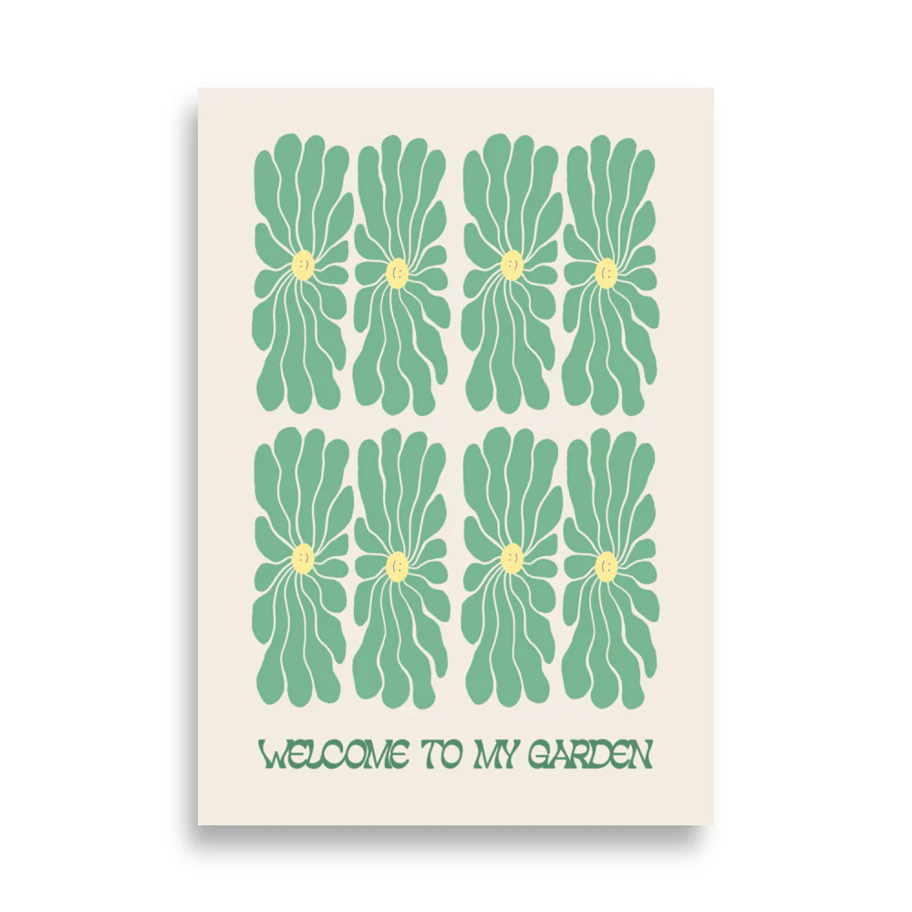 Welcome to my Garden - Green Daisy