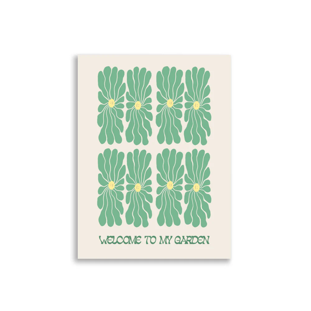 Welcome to my Garden - Green Daisy - Image 4