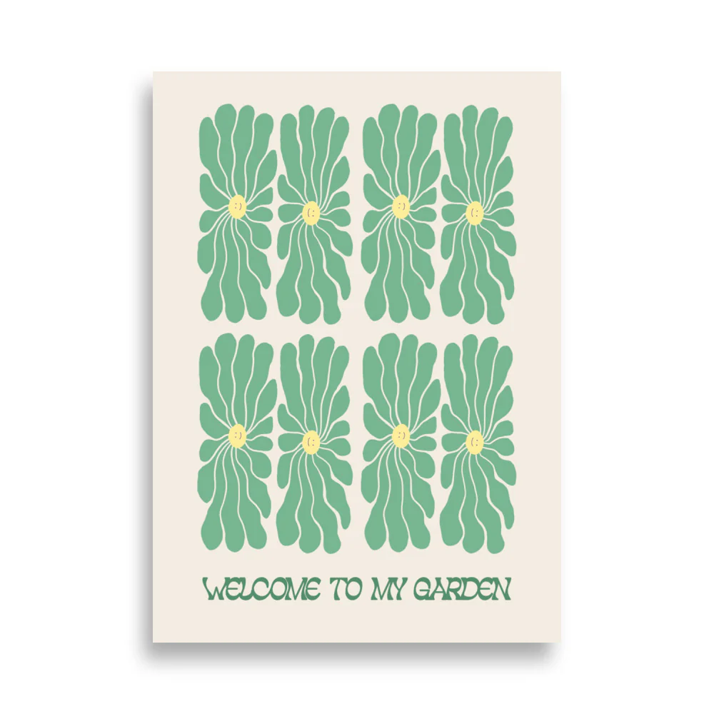 Welcome to my Garden - Green Daisy - Image 5