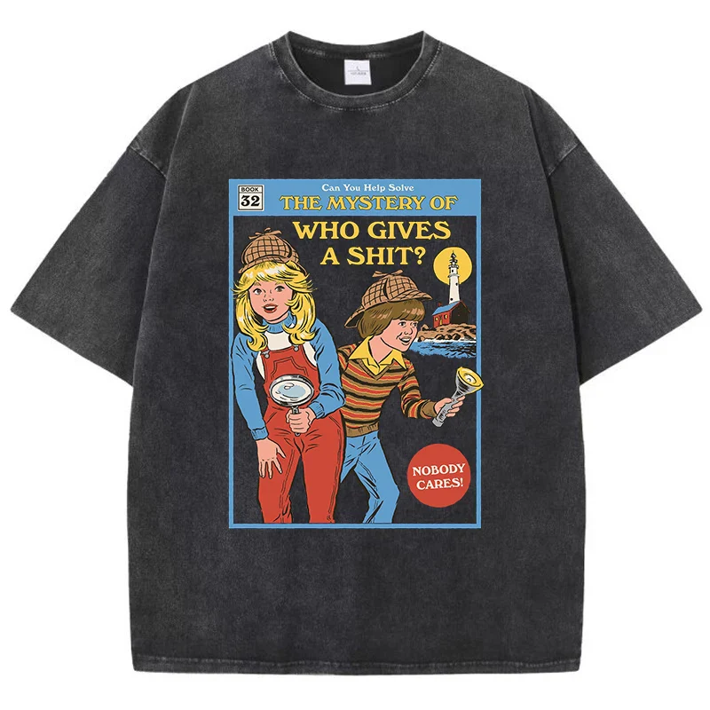 Who Gives A Shit T-Shirt - Image 4
