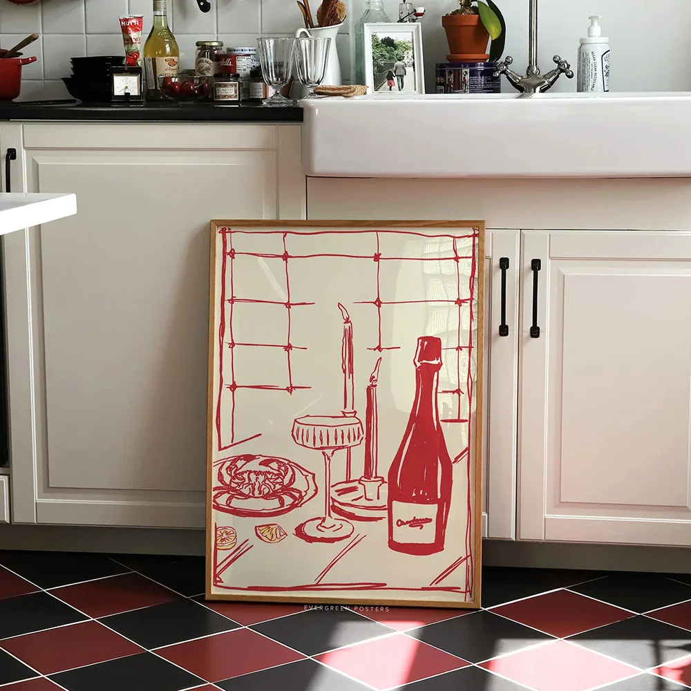 Wine Table Wall Art