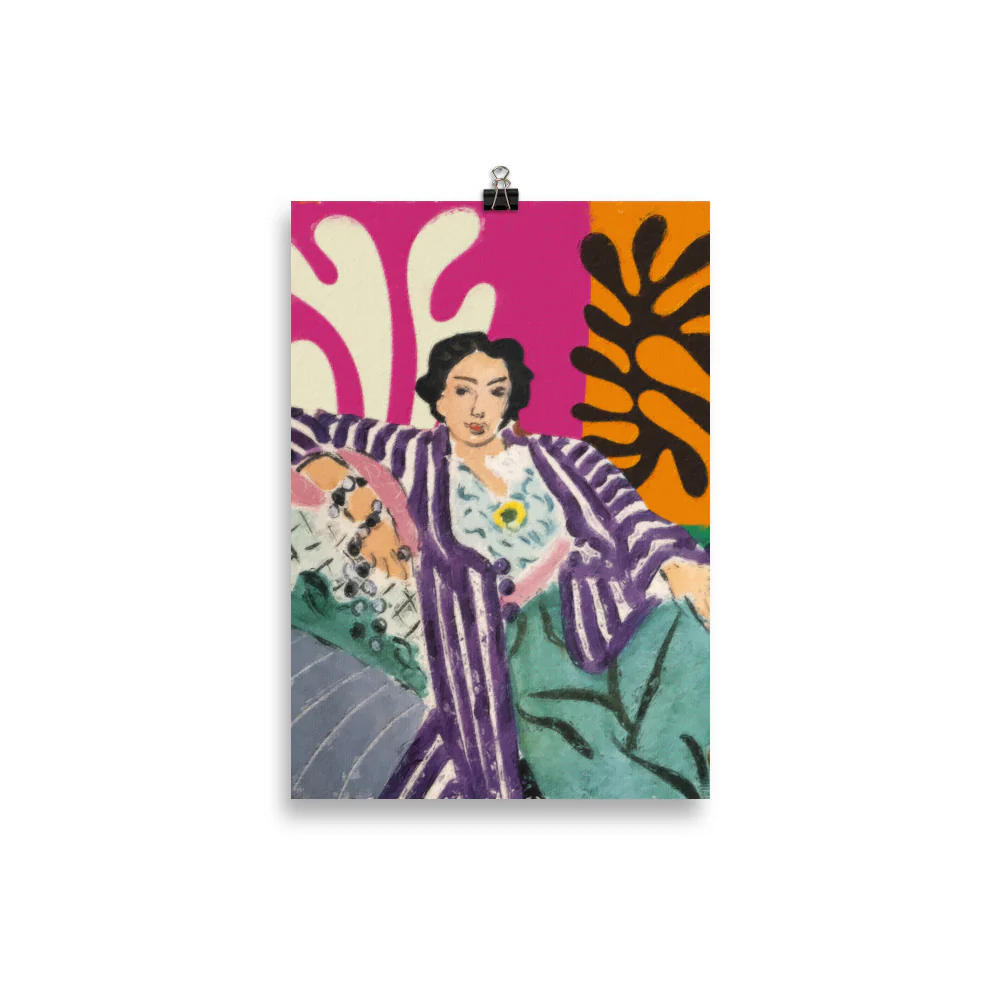Matisse - Woman in a purple coat - Image 3