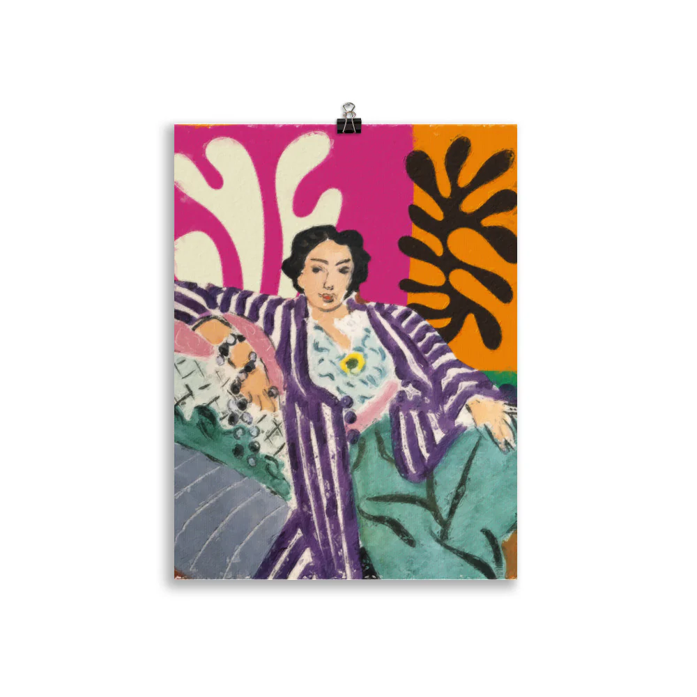 Matisse - Woman in a purple coat - Image 4