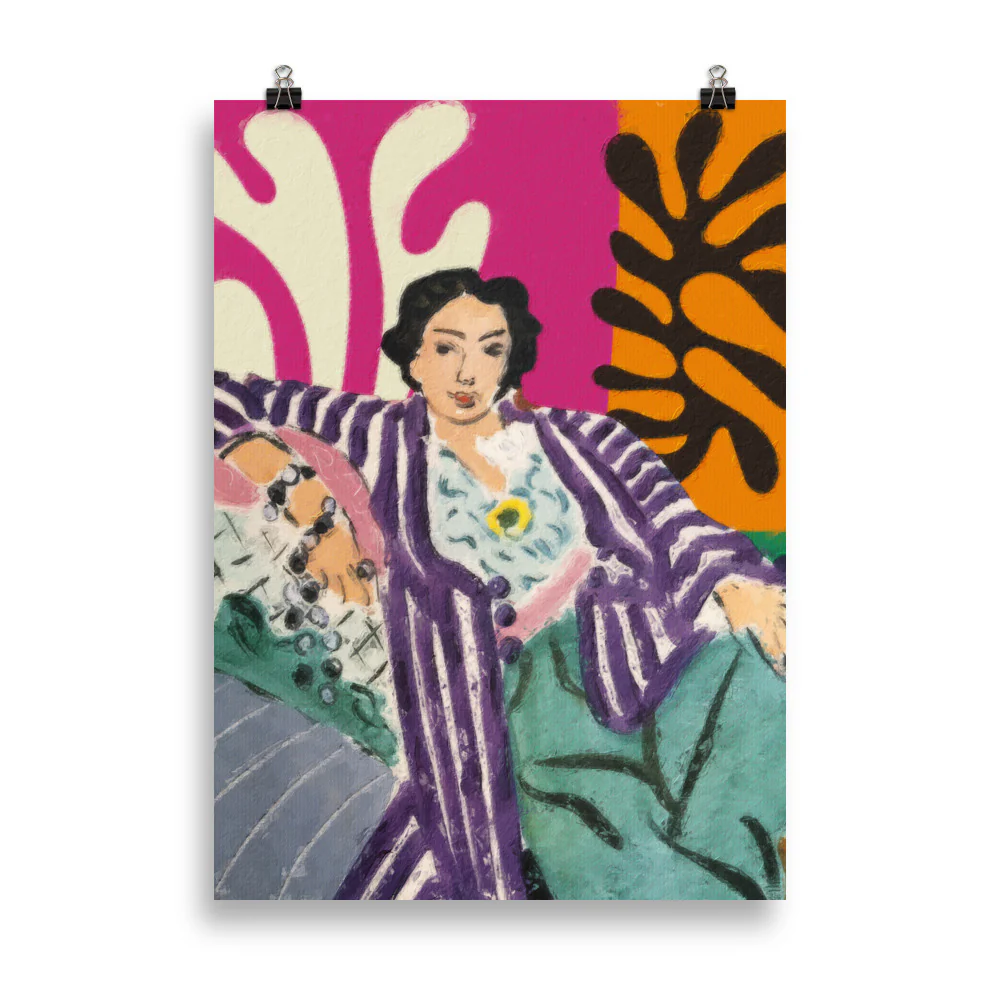 Matisse - Woman in a purple coat - Image 5