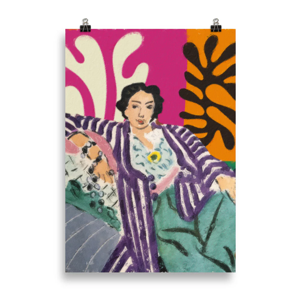 Matisse - Woman in a purple coat - Image 7