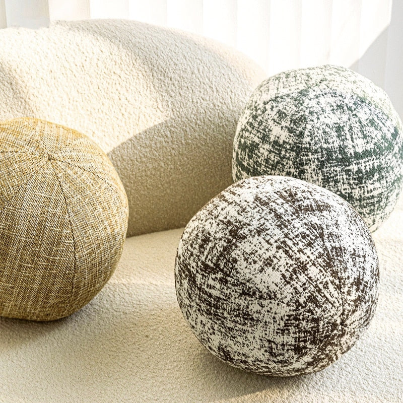 Woven Globe Cushion - Image 2