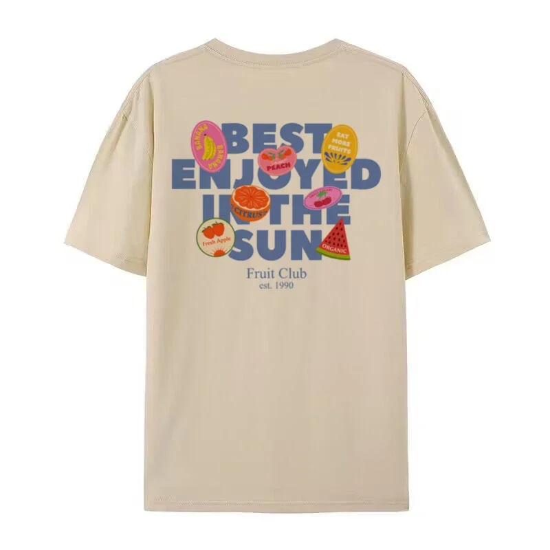 Y2k Fruit Sticker T-Shirt - Image 5
