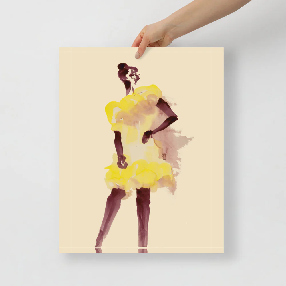 Yellow Dress Wall Art - Image 4
