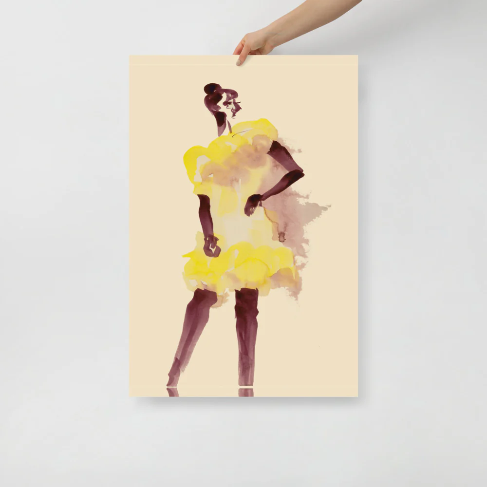 Yellow Dress Wall Art - Image 6